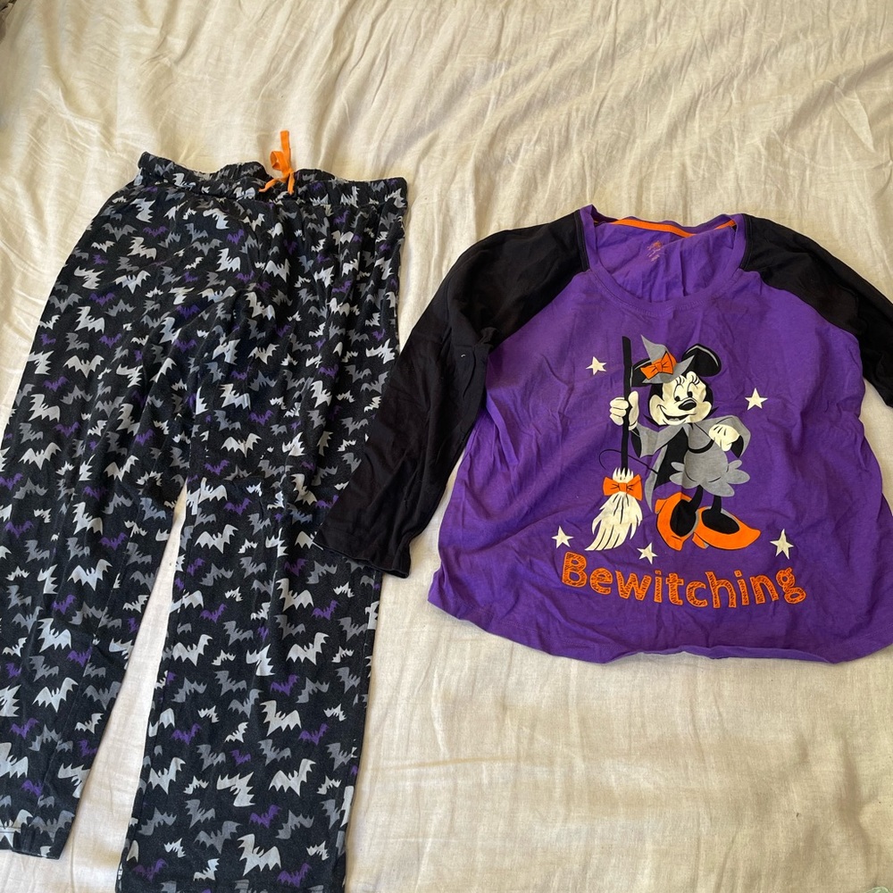 Disney park Halloween pajamas